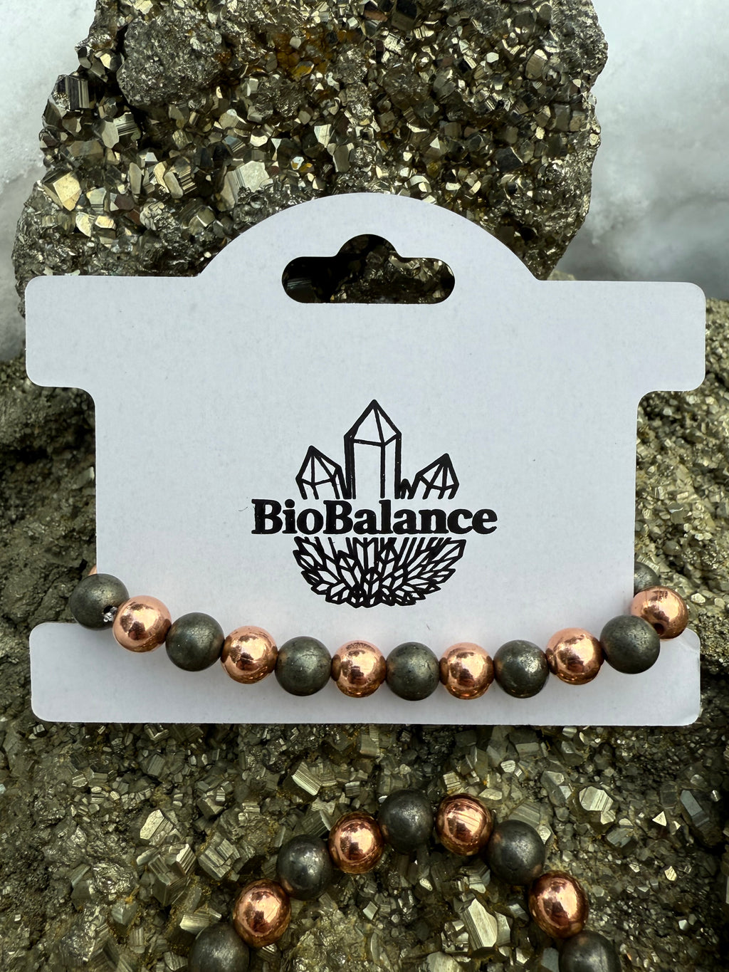 BioBracelet: Pyrite and copper pain relief